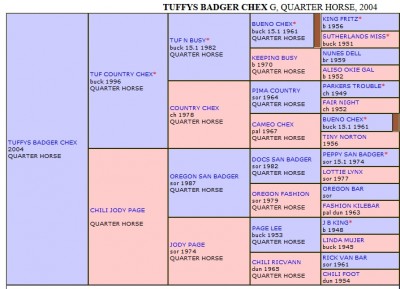 Click Pedigree to Enlarge